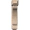 Ekena Millwork Legacy Craftsman Smooth Bracket w/ Offset Brace, Douglas Fir, 7 1/2"W x 30"D x 36"H BKT0806X30X36LEC04SDF - alternate 2